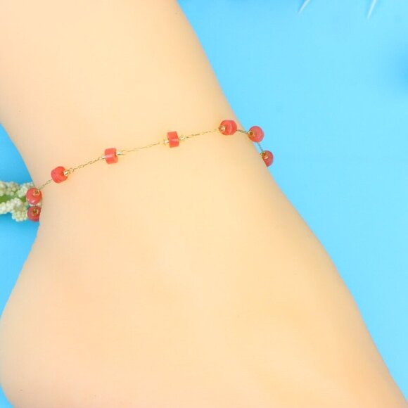 Elegant Handmade Anklet – Perfect for Women & Girls | Ideal Gift Option, DYC1571 - Picture 3 of 7